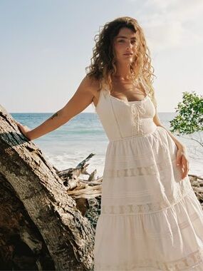 Christy Dawn Adele Dress in Pearl, Size Medium